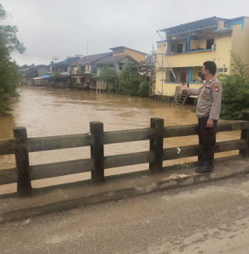 Inisensitas Curah Hujan Tinggi, Debit Air Sungai Menyuke Mulai Naik