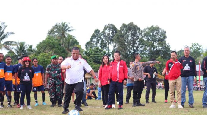 Heri Saman Buka Turnamen Banteng Cup 2022
