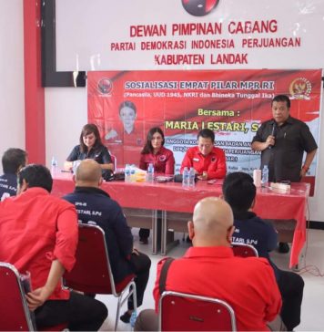 Ketua DPRD Landak Heri Saman Hadiri Reses Anggota Komisi IV DPR RI Maria Lestari