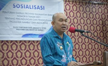 Pj Bupati Landak Buka Sosialisasi Perlindungan dan Pengelolaan Ekosistem Gambut dan Mangrove
