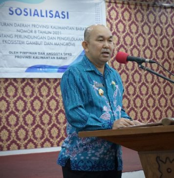 Pj Bupati Landak Buka Sosialisasi Perlindungan dan Pengelolaan Ekosistem Gambut dan Mangrove