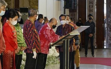 Pj Bupati Landak Samuel Hadiri Kegiatan High Level Meeting TP2DD