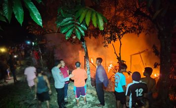 Rumah Warga di Desa Ansang Ludes Terbakar, Penghuni Terbangun Setelah Dengar Suara Ledakan