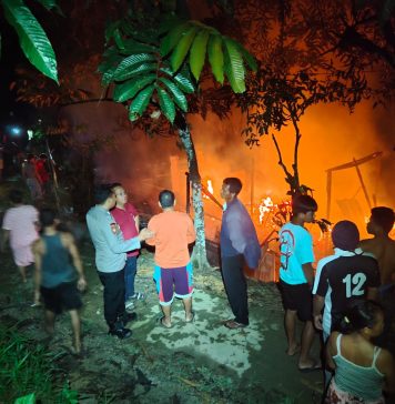 Rumah Warga di Desa Ansang Ludes Terbakar, Penghuni Terbangun Setelah Dengar Suara Ledakan
