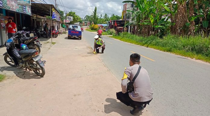 Lakalantas di Mempawah Hulu Libatkan Dua Kendaraan Sepeda Motor, Satu Korban Minggal Dunia