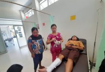 Hendak Menyebrang Jalan, Pelajar Telibat Kecelakaan di Senakin