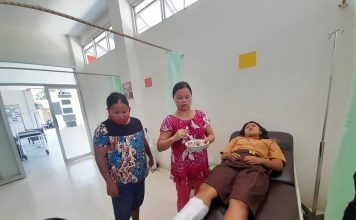 Hendak Menyebrang Jalan, Pelajar Telibat Kecelakaan di Senakin