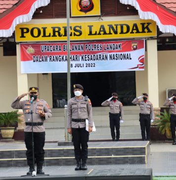 Kapolres Landak Minta Anggota Tingkatkan Kinerja Dalam Laksanakan Tugas