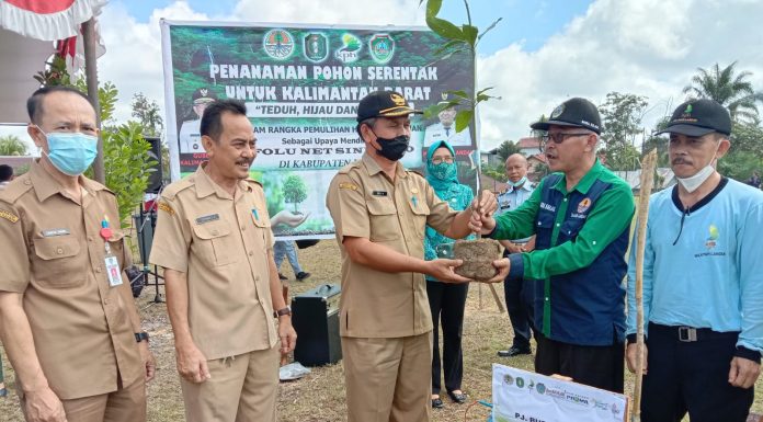 Pemkab Landak Dukung Gerakan Tanam Pohon Pulihkan Hutan dan Lahan