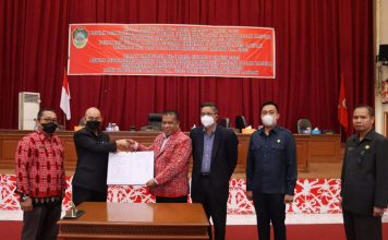 DPRD dan Pemkab Landak Sepakati Nota Keuangan Perubahan KUA dan PPAS APBD 2022