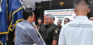 Martin Rantan Nahkodai Perbakin Ketapang Masa Bakti 2021-2025