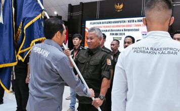 Martin Rantan Nahkodai Perbakin Ketapang Masa Bakti 2021-2025
