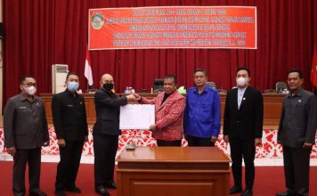 DPRD Bersama Pemkab Landak Sepakati MoU Perubahan KUA dan PPAS APBD 2022