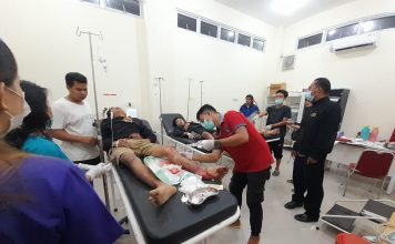 Tabrakan Dua Sepeda Motor di Sidas, Dua Korban Alami Patah Kaki dan Tangan