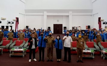 Mahasiswa IKIP PGRI Pontianak Laksanakan Program PLP-2 dan KKM, Ini Pesan Pj Bupati Landak