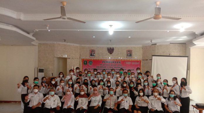 Sekda Landak Buka Pelatihan Dasar CPNS Golongan III