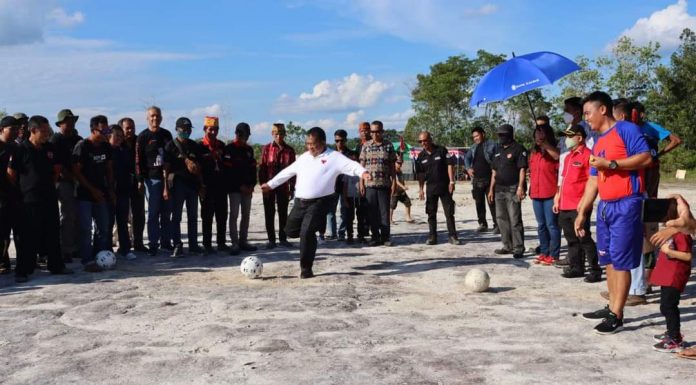 Heri Saman Buka Turnamen Maong Cup, 30 Tim Siap Berlaga
