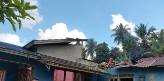 Satu Unit Rumah Warga di Menjalin Terbakar Saat Ditinggal Pemilik