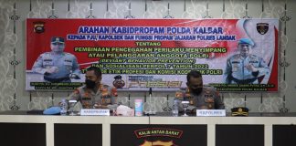 Kunjungi Polres Landak, Bid Propam Polda Kalbar Ingatkan Personel Polri Hindari Prilaku Menyimpang