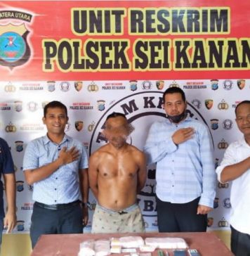 Geledah Rumah Kontrakan di Desa Hajoran, Polisi Amankan Tiga Orang Serta Sejumlah Barang Bukti Narkotika