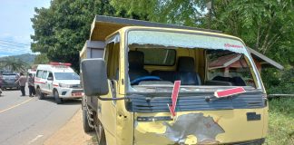 Tabrakan Maut di Sengah Temila, Pengendara Sepeda Motor Meninggal Ditempat