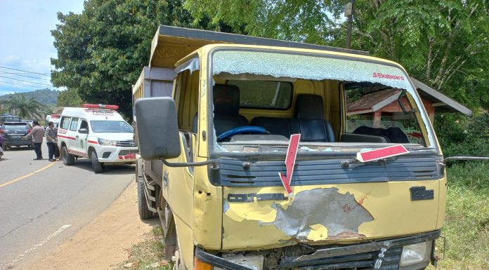 Tabrakan Maut di Sengah Temila, Pengendara Sepeda Motor Meninggal Ditempat