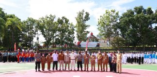Polres Landak Gelar Lomba Kreativitas Baris-Berbaris Paskibra Tingkat SMA, SMK dan Man