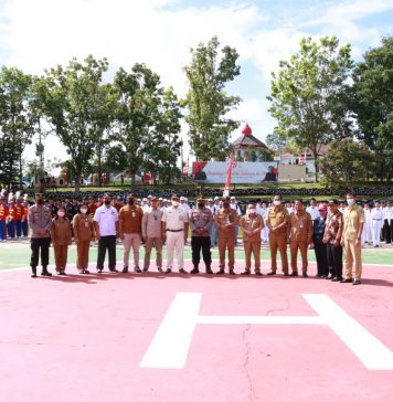 Polres Landak Gelar Lomba Kreativitas Baris-Berbaris Paskibra Tingkat SMA, SMK dan Man