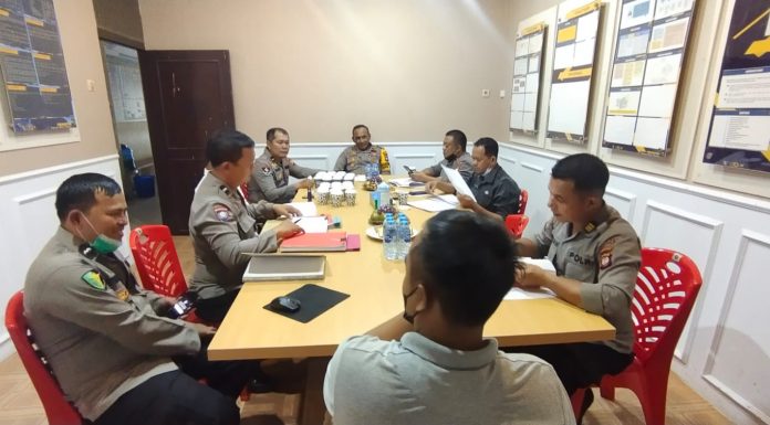 Monitoring Pelaksanaan Operasi Bina Karuna Kapuas 2022, Tim Wasops Polda Kalbar Kunjungi Polres Landak