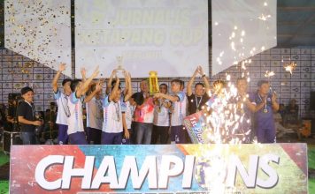 Turnamen Futsal Jurnalis Cup 2022 Reski Ditutup, Sekda: Pemkab Ketapang Komitemen Dukung Kegiatan Olah Raga