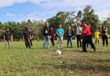 Buka Turnamen Sepak Bola Panglima Batu Cup, Heri Saman Harapkan Jaring Atlet Muda Berbakat