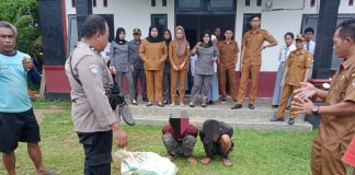 Aksinya Terekam CCTV, Dua Pelaku Pencuri Karet Diamankan