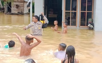 Banjir Rendam Sejumlah Rumah Warga dan Fasilitas Umum di Landak