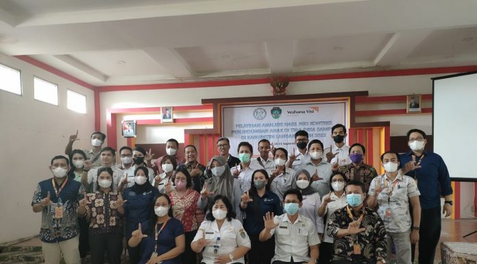 Pemkab Landak Gelar Pelatihan Hasil FGD Konteks Perlindungan Anak di Tiga Desa Sampel
