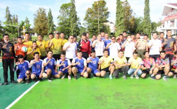 Pemkab Landak Gelar Turnamen Bola Voli Sambut HUT ke 23 Tahun