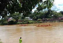 14 Klub Berlaga Dalam Lomba Perahu Dragon Boat Cup I di Sungai Landak