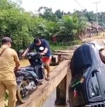 Pemkab Landak Akan Segera Tangani Perbaikan Jembatan Ambruk di Desa Angkanyar