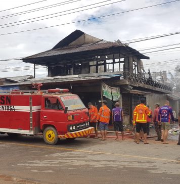 BREAKING NEWS : Dua Unit Ruko di Dusun Pulau Bendu Terbakar