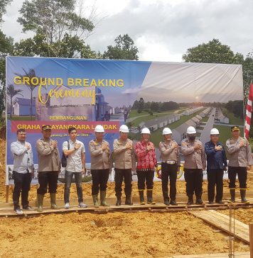 Perumahan Graha Bhayangkara Landak Dibangun, Kapolda Kalbar : Semoga Bermanfaat Bagi Anggota Polri