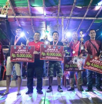 Turnamen Sepak Bola Anik Cup 2022 Ditutup, Heri Saman Harapkan Lahir Bibit Atlet Berpotensi