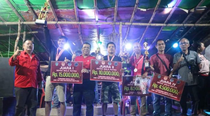 Turnamen Sepak Bola Anik Cup 2022 Ditutup, Heri Saman Harapkan Lahir Bibit Atlet Berpotensi