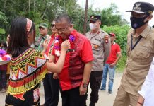 Buka Turnamen Bola Voli di Simpang Pasir, Heri Saman Minta Junjung Tinggi Sportivitas Bertanding