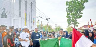 Wabup Farhan Hadiri Jalan Sehat Dalam Rangka Syair Muktamar Muhammadiyah dan Aisyiyah ke 48