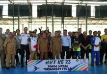 Turnamen Futsal Antar OPD Meriahkan HUT Pemkab Landak ke 23