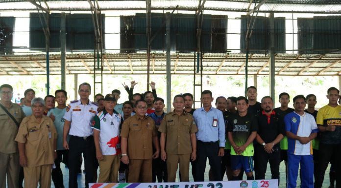 Turnamen Futsal Antar OPD Meriahkan HUT Pemkab Landak ke 23