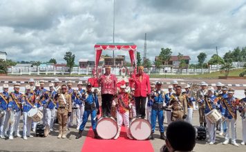 Peringatan HUT ke-23 Pemkab Landak Gelar Upacara Bendera