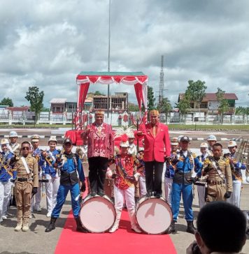 Peringatan HUT ke-23 Pemkab Landak Gelar Upacara Bendera