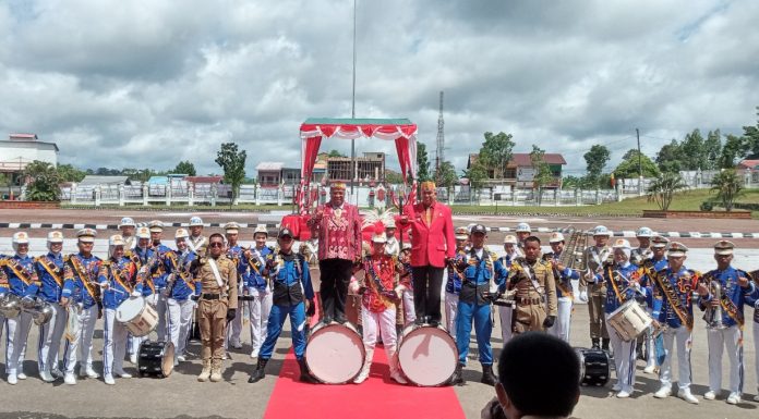 Peringatan HUT ke-23 Pemkab Landak Gelar Upacara Bendera