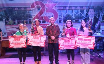 Malam Penganugrahan Hadiah Lomba dan Olah Raga Peringatan HUT ke 23 Pemkab Landak