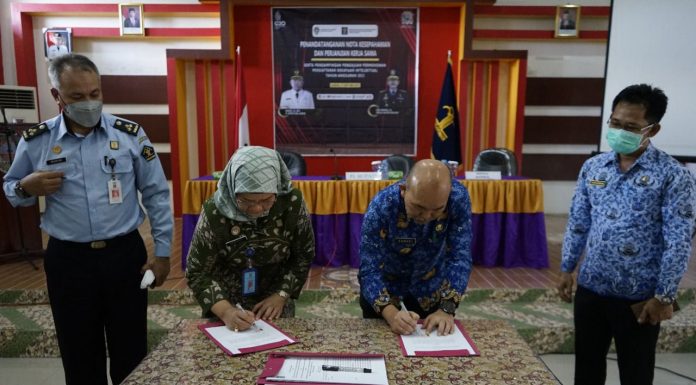 Pemkab Landak Tandatangi MoU Bersama Kemenkumham Kalbar Terkait HAKI